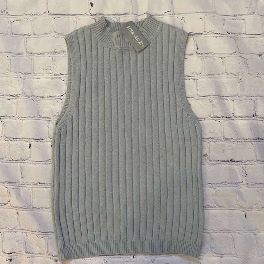 Forever 21 + Plus sleeveless sweater